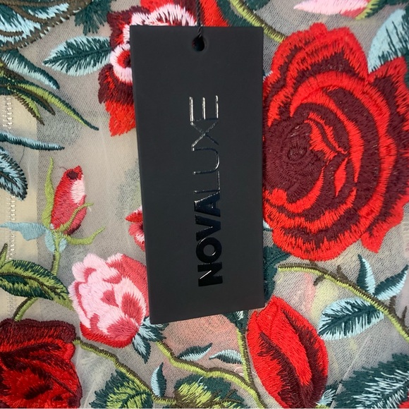 NOVA Luxe Renee Embroidered Mini Dress - Picture 8 of 14